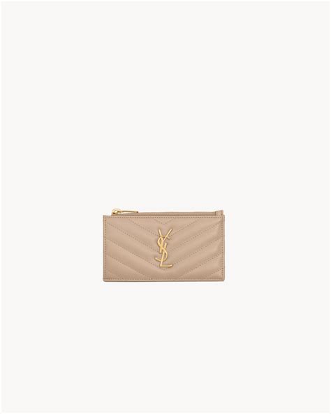 ysl kartenetui beige